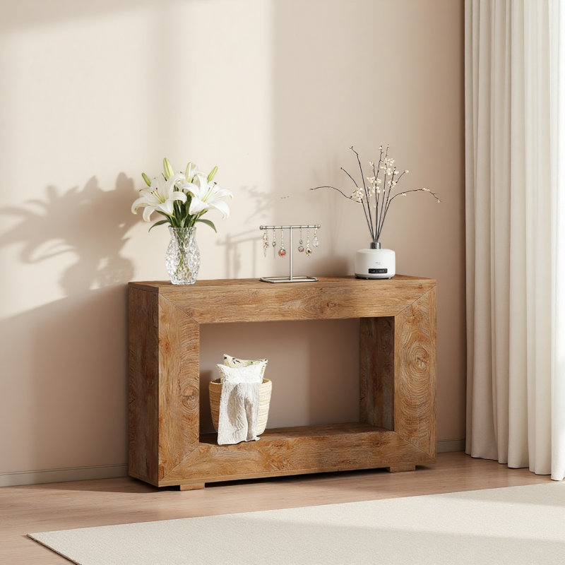 Entryway Sofa Table,Wood Side Table,Console Table, Wood