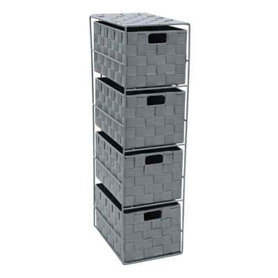 JVL Fabric Decorative Bin