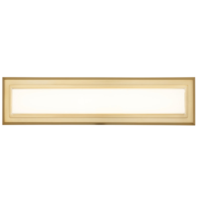 18 - Inches Integrated Led Bathroom Vanity Bar Of Antique Brass, Energy Efficient Bright With 1360 Lumens 22W, Dual Mounting For Vertical Balance And Horizontal Modern Look, 3 Color Temperature