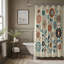 Floral psychedelia - rideau de douche standard 1 pièce-1124055037