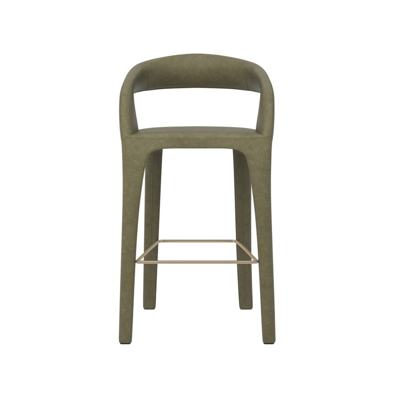 Atika Upholstered Bar Stool, Ivanhoe Pine, Bar Stool (29.75" Seat Height)