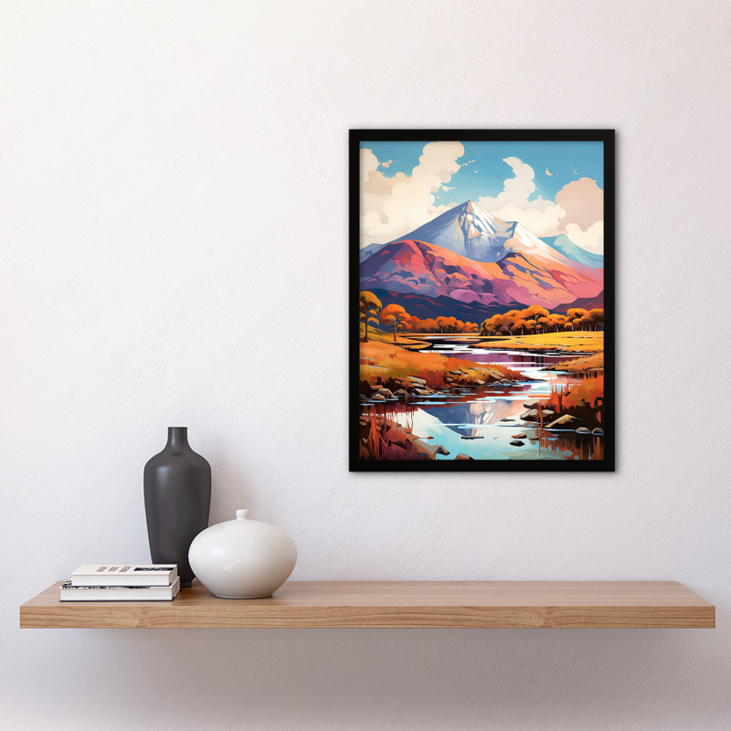 Ben Nevis And Glen Nevis Scotland Landscape Tranquil - Single Picture Frame Print