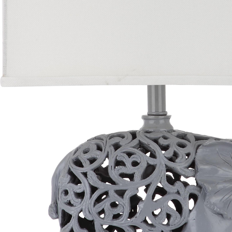 Ensemble de lampes de table grises / bleues de 25,5 po Baillargeon