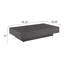 Table basse d'extérieur en aluminium Oslo-295892123