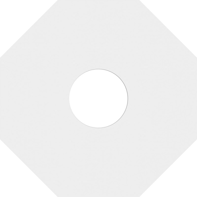 22"OD x 3"ID x 7 1/2"C x 1"P Logan Architectural Grade PVC Contemporary Ceiling Medallion, 1" H x 22" W x 22" D