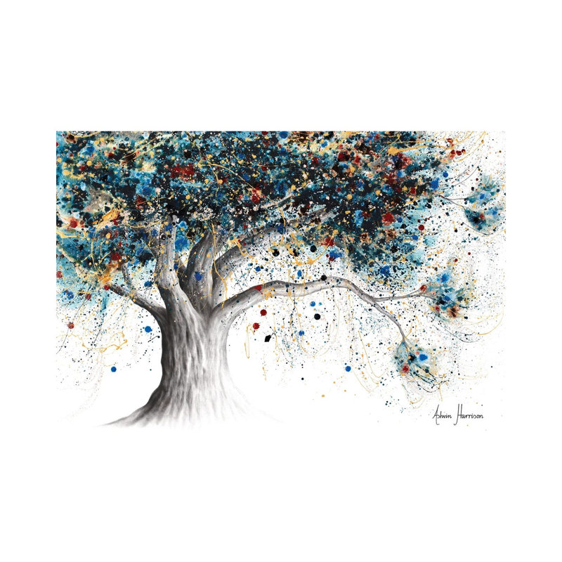 The Midnight Potion Tree by Ashvin Harrison - Print on Canvas, Wrapped Canvas, 20.32 cm H x 30.48 cm W