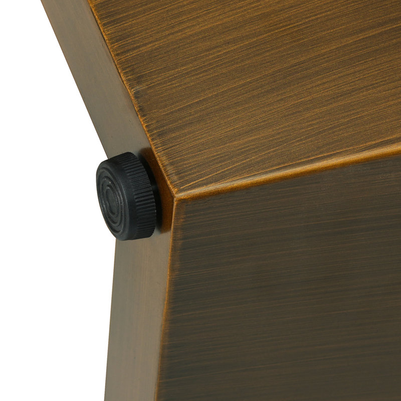 Table de salle à manger ronde en pierre frittée avec base en métal, H 29,53 po x L 59,05 po x l 59,05 po