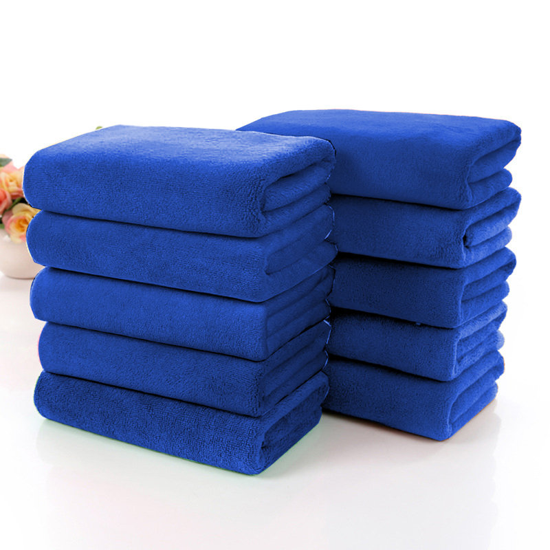 Towels Soft Highly Absorbent Hotel Spa Bathroom Towel Collection for Bathroom Kitchen | 11.8x27.5 Inch | Set of 10, Blue