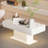 Horacio High Gloss Coffee Table With 16 Colors LED Lights,19.7'' H X 43.3'' W X 21.7'' D-100646334