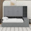 Lit de jour simple en bois avec tiroirs, bureau et tablettes-1781128115-1781128114