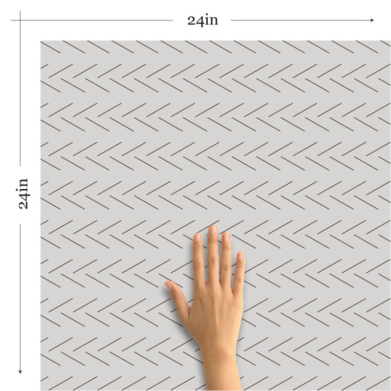 Peel & Stick Abstract Tile, 126" L x 24" W
