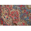 Tapis persan rétro vintage de 12 po x 20 po Kerman