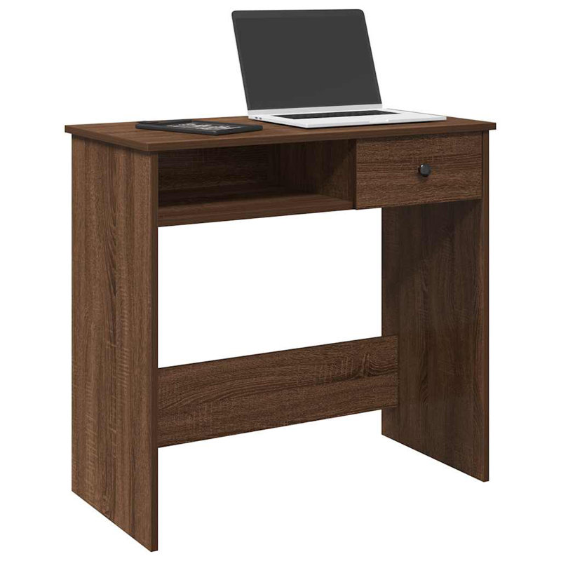 Sherline Writing Desk, Brown Oak