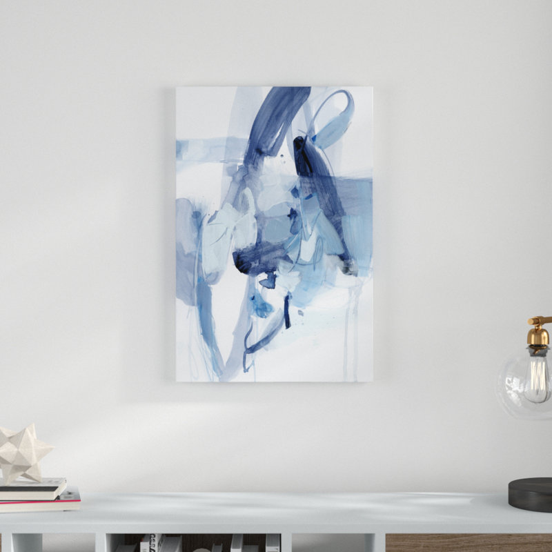 «Morning Night I» par Christina Long, reproduction d'art sur toile tendue, H 30 po x l 20 po, Imprimé avec cadre blanc, Oui