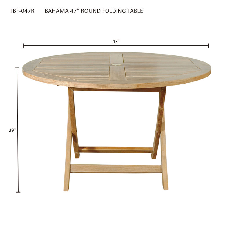 Table pliante ronde BAHama