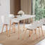 Braydon Beech Solid Wood Base Dining Table-488806919