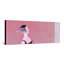 Élégante figure en robe mauve - art mural panoramique sur toile-129919144