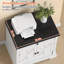 Grande table d'appoint 29,9 po avec tiroir et porte de grange 29,9 po