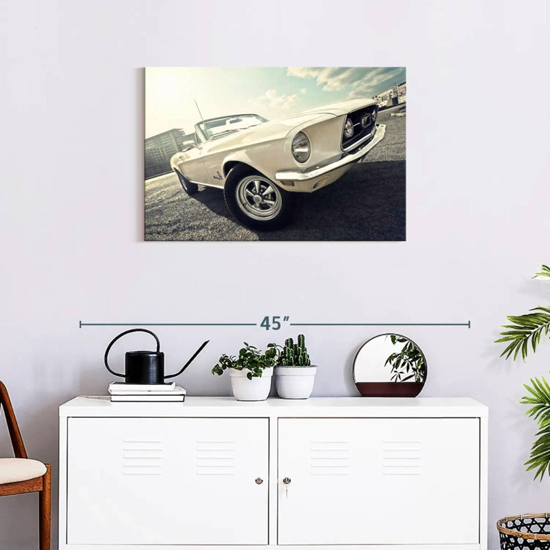 Voiture décapotable Ford Mustang de 1968, H 20 po x l 30 po