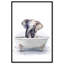 «Bathaign Elephant», impression sur toile tendance par Art Remedy-118146873-118146872