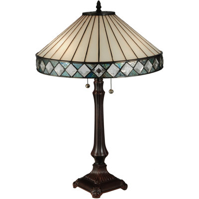 25"H Diamondring Table Lamp