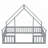 House-Shaped Floor Bed With Fence, Guardrails-3268796-3268792