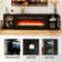 Philmont 80" TV Stand for TVs up to 90" with Electric Fireplace Included