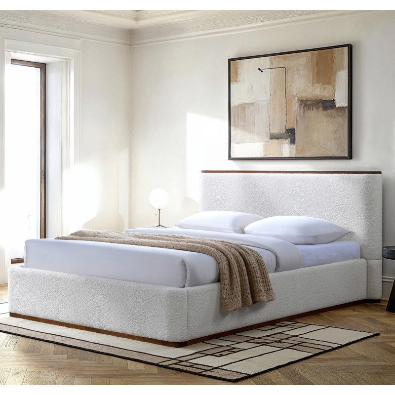 Aspen Upholstered Platform Bed, Queen