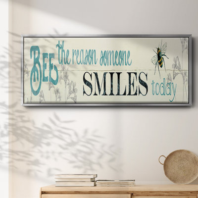 Bee The Reason- Framed Canvas