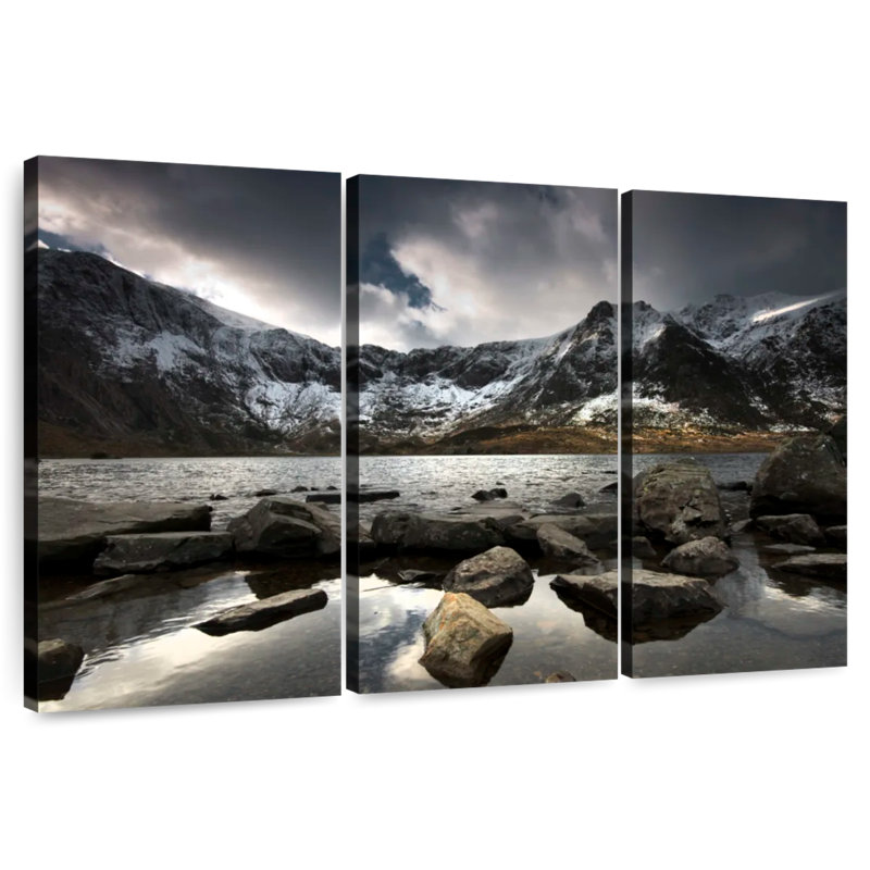 Alvord Cwm Idwal Landscape, 20" H x 33" W