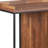 Rectangular Desk With Walnut & Sandy Black Finish - 1 Drawer, Metal Sled Base, 70lbs Weight Bearing, 62"x31"x24" Measurements Synthetic Wood, Support, 24"x62"x31" Dimensions