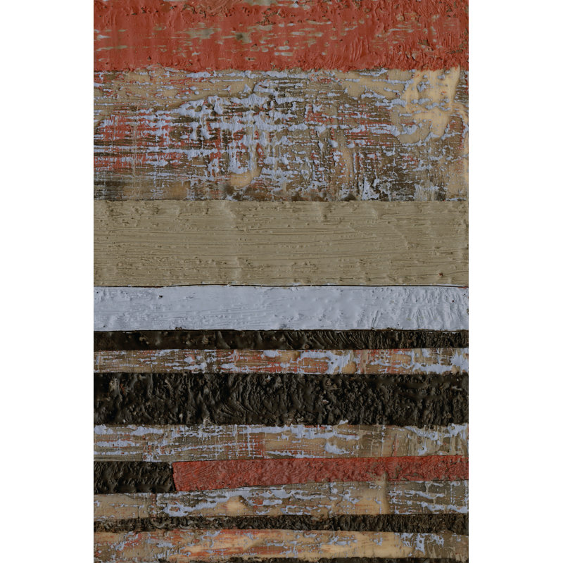 Wax Textures II by Jennifer Goldberger - Wrapped Canvas Painting, 46cm H x 30cm W