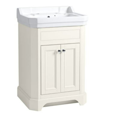 590mm Single Bathroom Vanity with Vessel Ceramic Basin