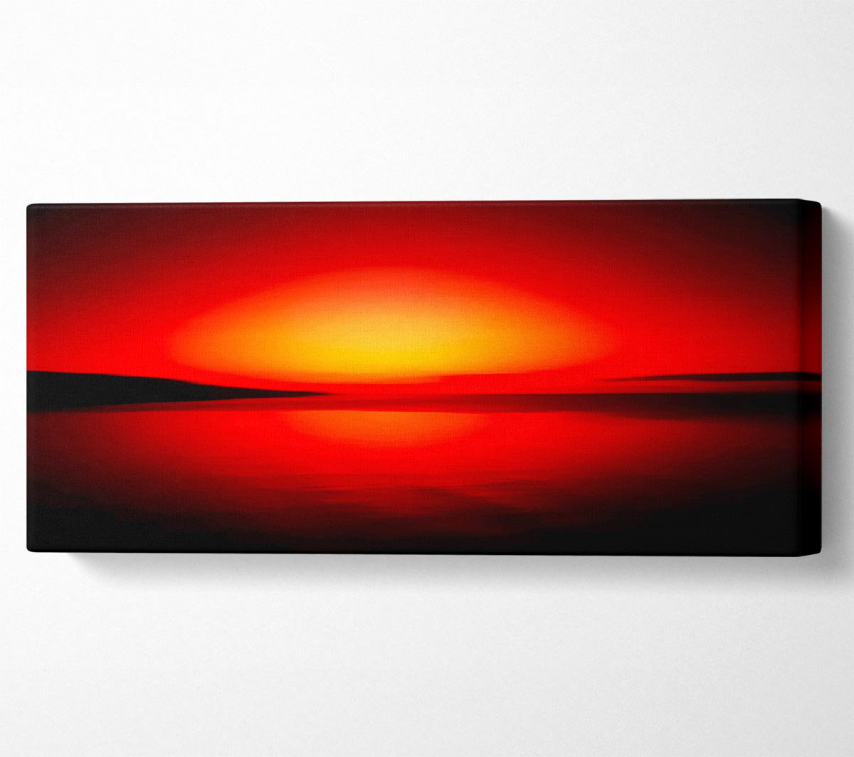 Ebern Designs Red Horizon - Wrapped Canvas Art Prints | Wayfair.co.uk
