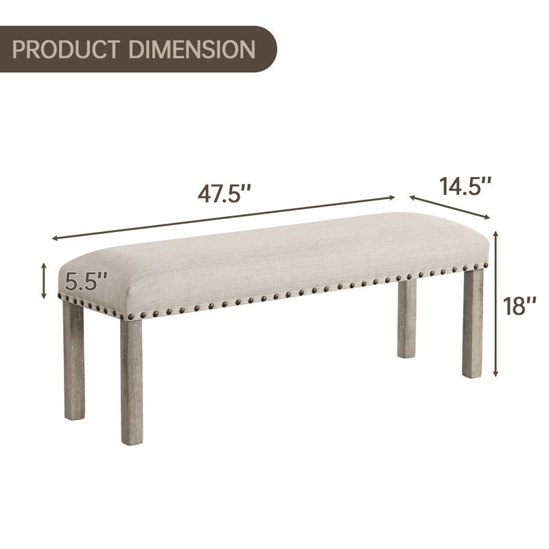 Fort Upholstered Bench