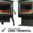 US Stove US1100E-BL 1,200 sqft Wood Stove with Blower