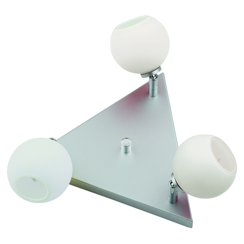 Pickett 7.3 cm H Round Glass Wall Sconce Shade ( Screw On ), Opal white
