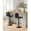 Brookridge Swivel Upholstered Adjustable Height Counter Stool with Metal Frame-1324034849