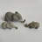 3pcs/set Adorable Elephant Hanging Decor - Resin Crafts for Home and Room Decor