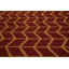 Tapis en laine dorée/bourgogne oriental à la main treillis noué la Senac-606175270