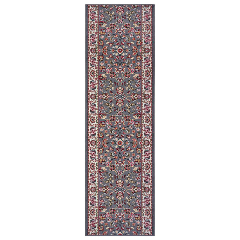 Flatweave Grey Rug, Runner 80 x 200cm