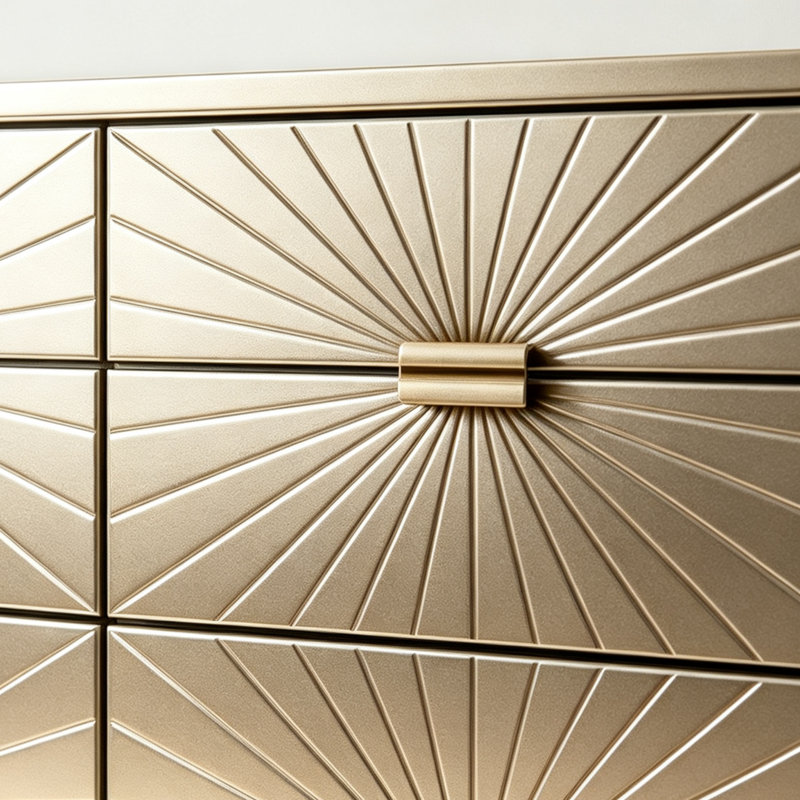 Buffet de cuisine haut de gamme, 35.43" H x 55.12" W x 15.75" D
