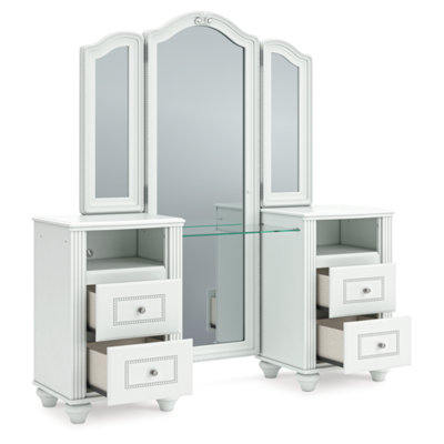 Coiffeuse avec miroir Jaekob