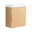 Meuble-lavabo mural 18,5 po avec lavabo en résine, porte simple à fermeture douce, panneau de fibres à densité moyenne, bois naturel (KD-Packing)-1202201178