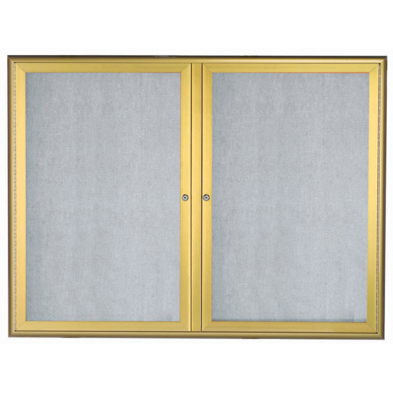 Wall Vinyl Small - 2' - 4' Bulletin Board, Gold