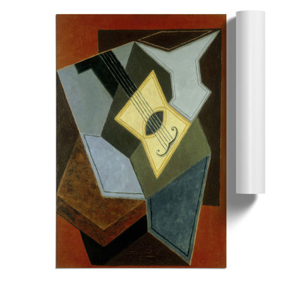 Guitar by Juan Gris - Frameless Print