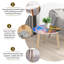 Ensemble de 2 tables basses gigognes Triangle