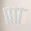 Colorblock Embroidered Linen Napkins-1597369107