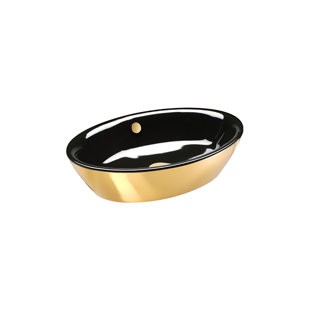 Catalano 16.54'' Fireclay Oval Bathroom Sink