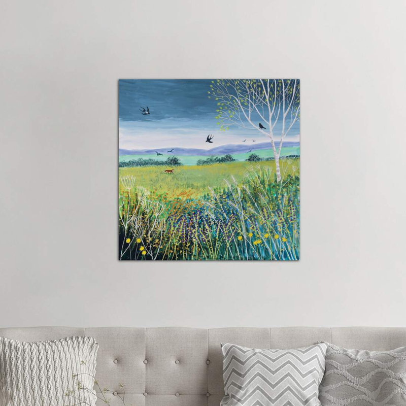 Approaching Storm by Jo Grundy - Wrapped Canvas Painting, 93.98 cm H x 93.98 cm W x 3.175 cm D